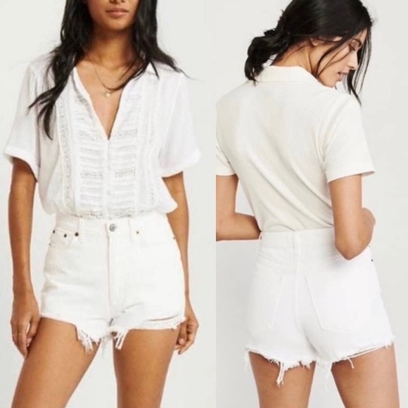 Abercrombie & Fitch Pants - Abercrombie & Fitch Annie high rise short new with tag